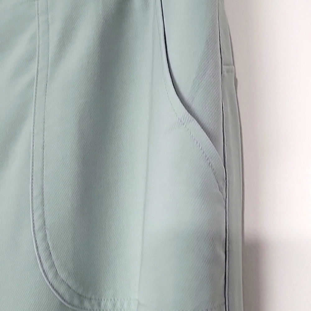 32 COOL WOMEN'S LIGHTWEIGHT PALE MINT GREEN PANTS WITH POCKETS - Picture 6 of 11